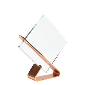 Trofeo Galvano Encobrizado de Cristal ?Claim?