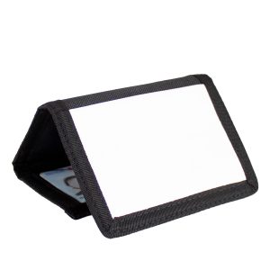 Billetera de tela negra, para Sublimaci?n