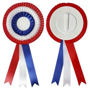 Escarapela Tricolor Chilena 165mm