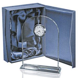 Galvano Cristal Reloj