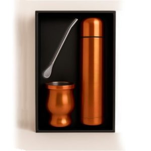 Set de Mate color Cobre con Bolso